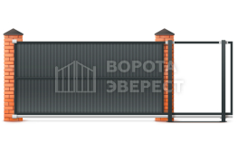 Ворота откатные 1980×2100 Дорхан ВЭ-4651